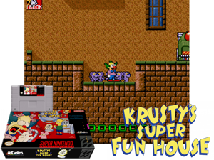 Krusty's Super Fun House (U) (V1.0) Cover
